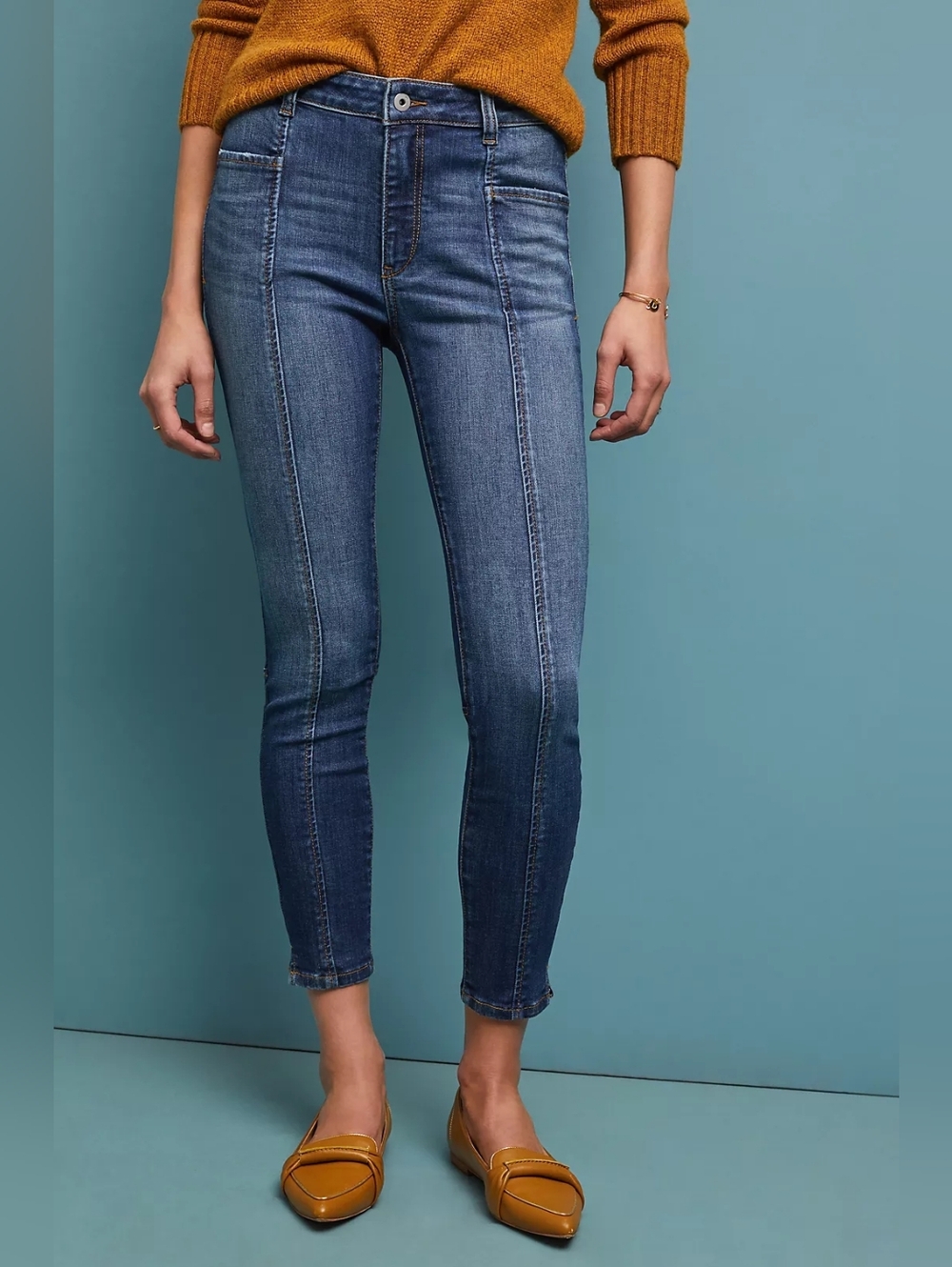 ANTHRO | $148 Pilcro Denim Legging Jeans - Picture 4 of 6